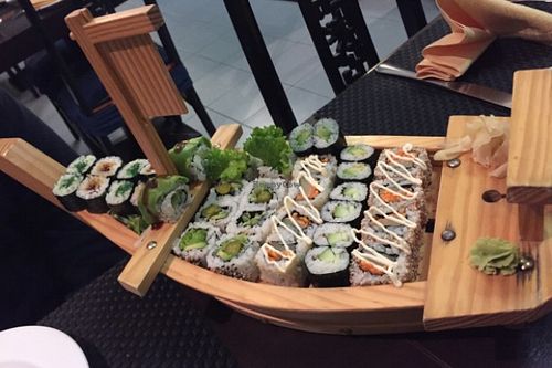 Vegan sushi  at Asia Fusion Sushi in Paderno Dugnano