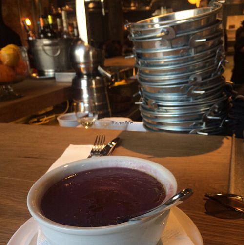 Starter of the menu of the day: la crema. at Teresa Carles in Lleida