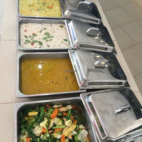 lunch buffet  at One Yoga Cafe in Koh Phangan