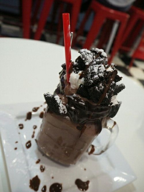 oreo freak shake at Sugar Shack Diner in Norwood