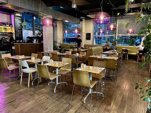 inside  at Mildreds - Kings Cross in North London