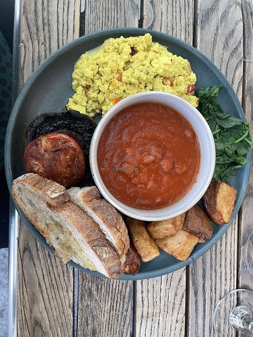 Classic brunch  at Mildreds - Kings Cross in North London