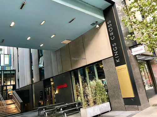 front entrance at Mildreds - Kings Cross in North London