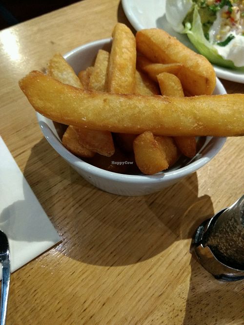 possibly the best chip I've ever had at Mildreds - Kings Cross in North London