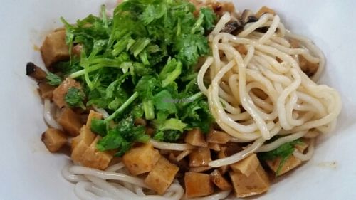 mixed sauce noodle at Su Xin Vegetarian 素心小厨 in North Singapore