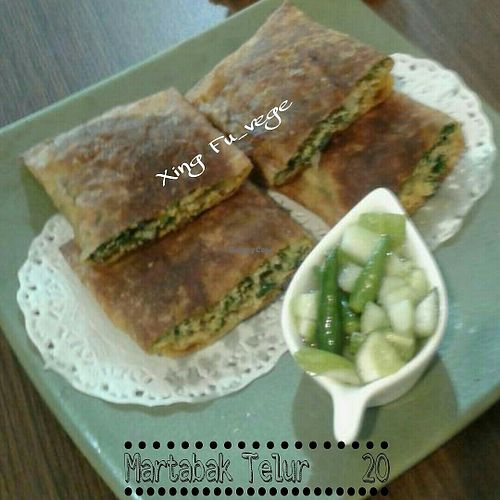 egg-martabak at Xing Fu Vegetarian Cafe in 