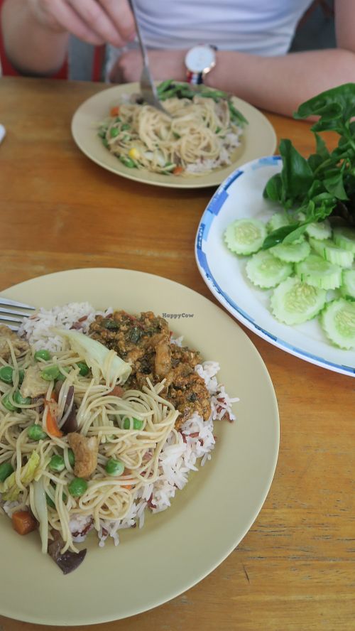 food at Hongming Vegetarian Food in Krabi