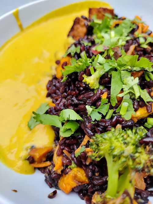 Thai bowl at Forage Kitchen in Madison