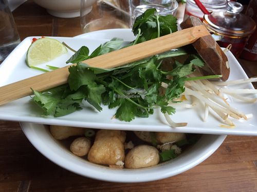 Vegetable Pho at Pho in Cambridge