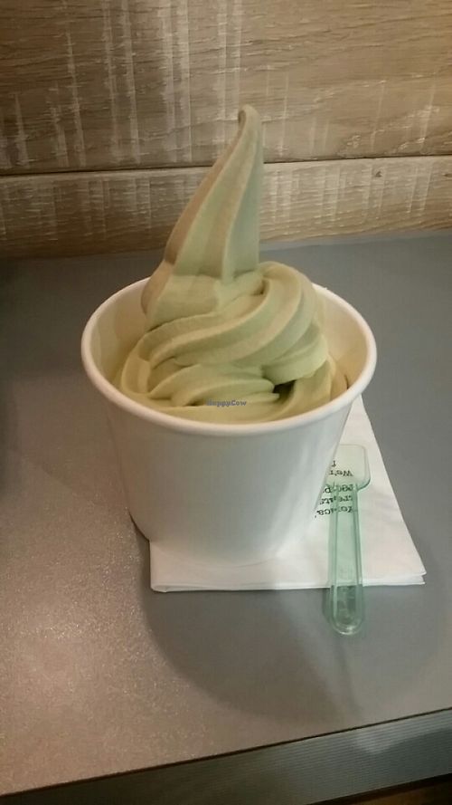 Matcha froyo at Yorica in London