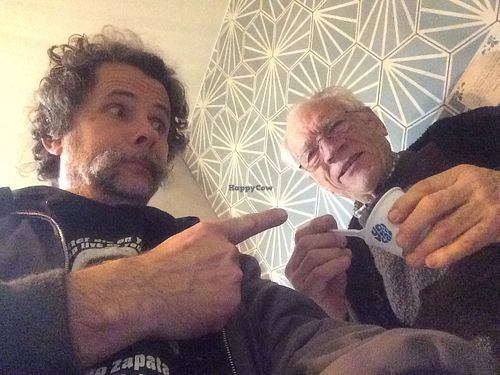 83 year old non cegan Dad really enjoyed the Yorica ice cream at Yorica in London