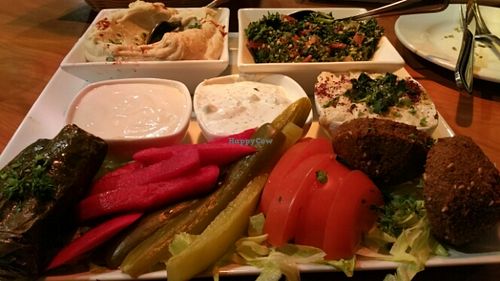 Vegetarian Combo at Kaza Maza Mediterranean Grill in Norco