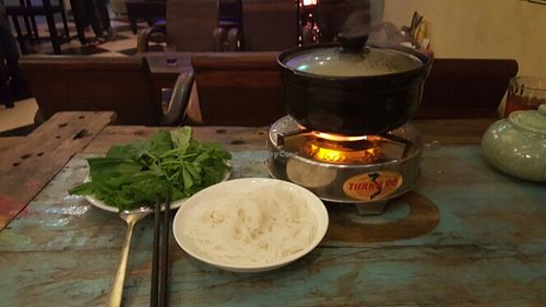 Hot-pot at Am Vegetarian & Hideaway in Hoi An