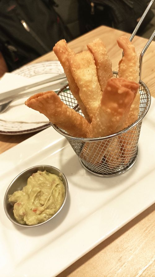 Tequeños at Seitan Urban Bistro in Lima