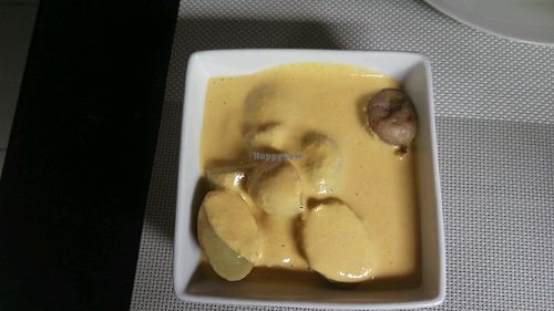 papitas a la huancaina at Seitan Urban Bistro in Lima