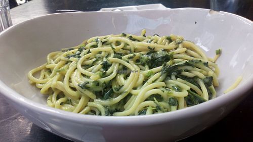 Tallarines a la florentina at Seitan Urban Bistro in Lima