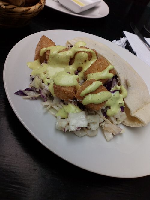 Pita pocket at Seitan Urban Bistro in Lima