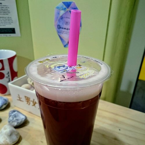 Strawberry, blueberry and grape at Vegan Bubbles & Tea in East London