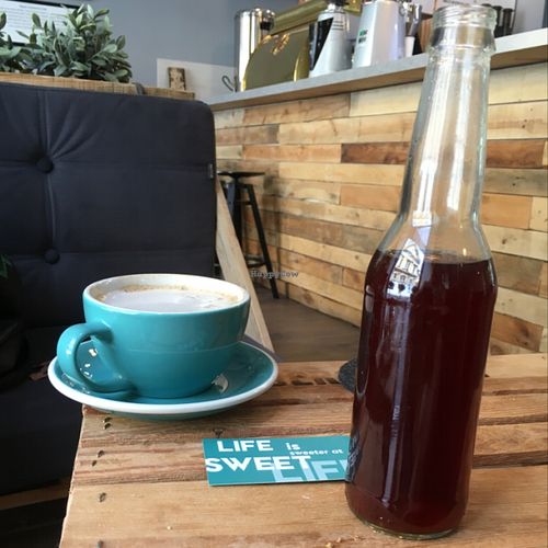 Cold brewed coffee. at Sweet Life American Bakery and Specialty Coffee Bar in Krakow