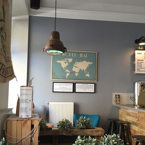 inside  at Sweet Life American Bakery and Specialty Coffee Bar in Krakow