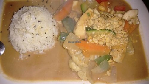 tofu in peanut sauce at Zen House in Berlin