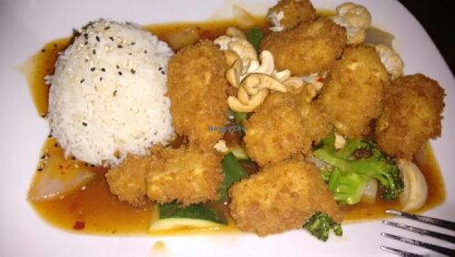 silken tofu deep fried at Zen House in Berlin