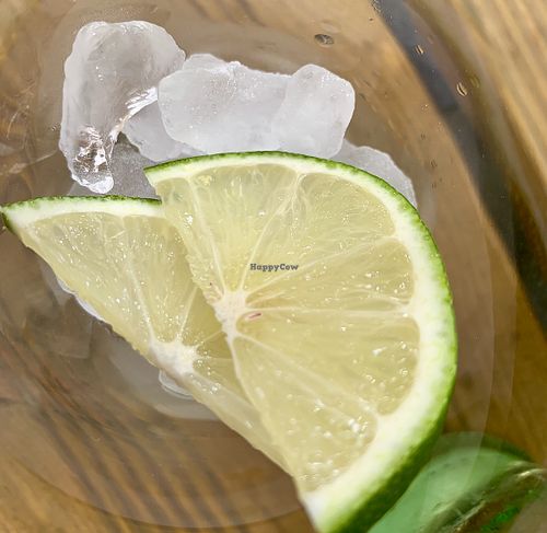 sparkling water at Zen House in Berlin