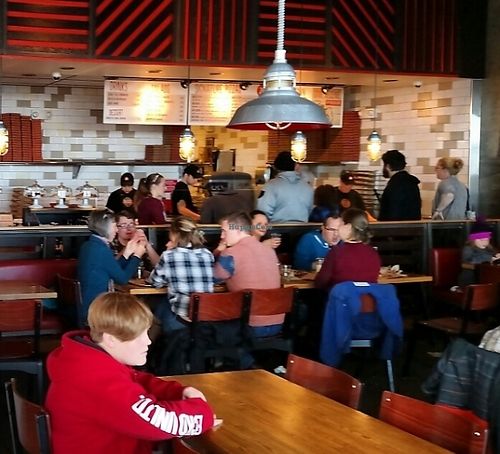 inside at Blaze Pizza in Rapid City