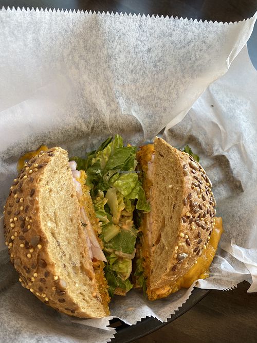 McKale burger  at Batata Cafe in Northport