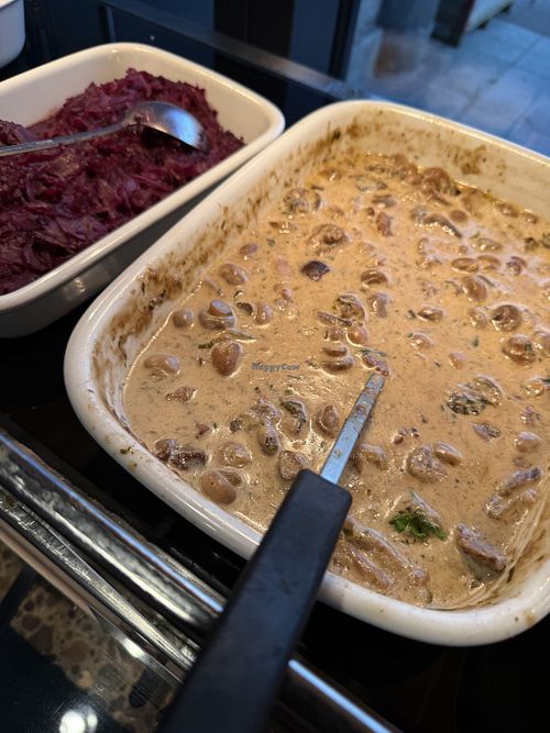 mushroom stew vegan  at Hiltl - Sihlpost in Zurich