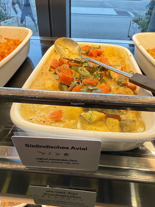 vegan food  at Hiltl - Sihlpost in Zurich