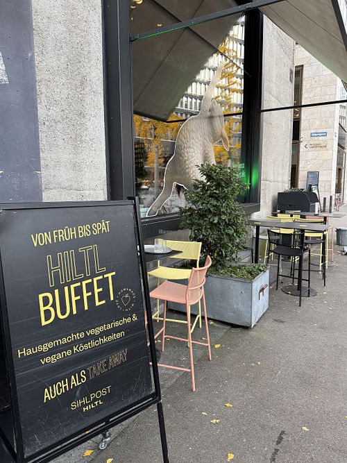 front  at Hiltl - Sihlpost in Zurich