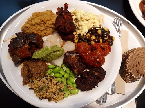 A little bit of everything at Hiltl - Sihlpost in Zurich