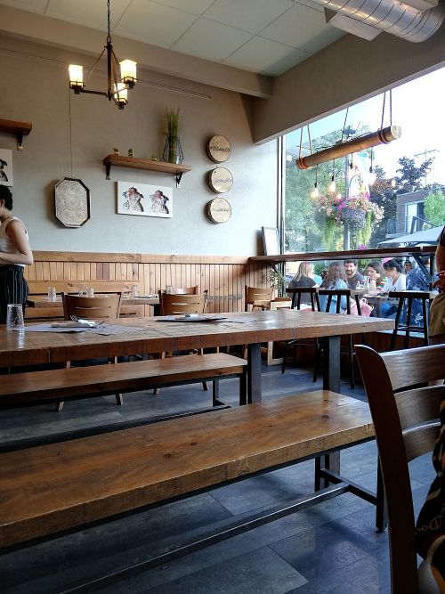 Inside at Maro's in Oakville