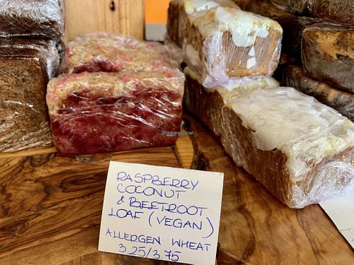 Vegan loaf at Beehive in West London