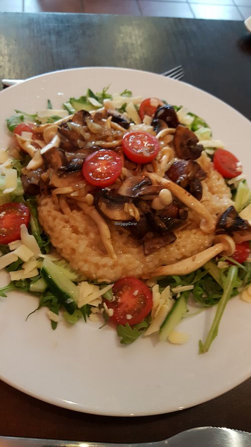 Veggie risotto at The Leaf in The Hague