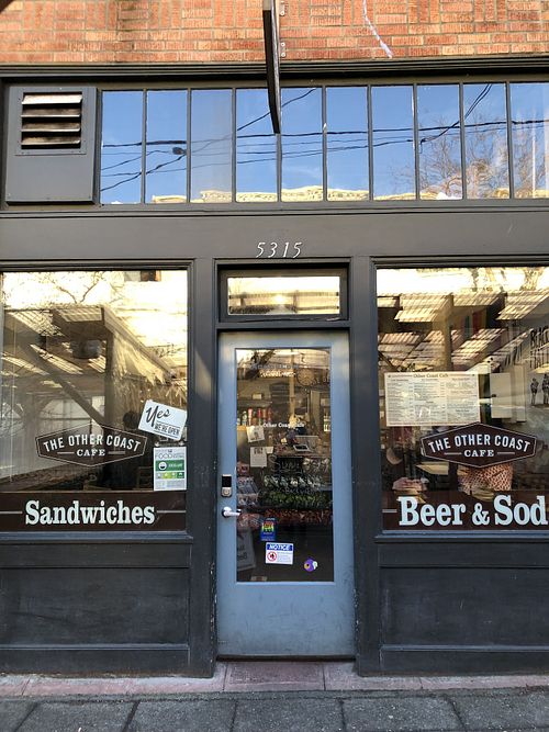 Street presence   at The Other Coast Cafe in Seattle