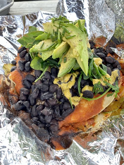 Enchiladas  at A Broken Angel - Food Cart + Catering in Bend