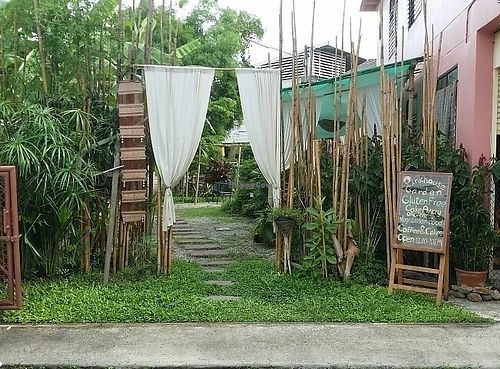entrance at Pink House Garden in Chiang Mai