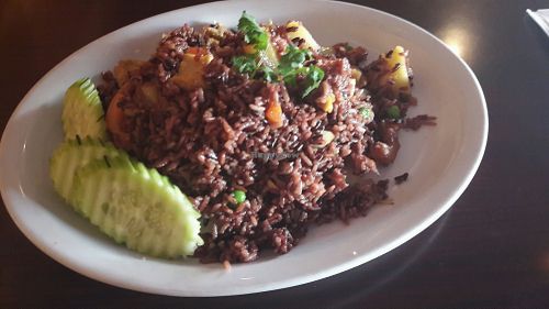 Pineapple fried rice at Green Leaves in Los Angeles