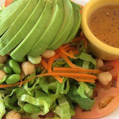 protein salad at Green Leaves in Los Angeles