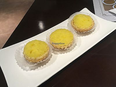 Vegan egg tarts at SUHU 素虎 - Fulllink Plaza in Beijing