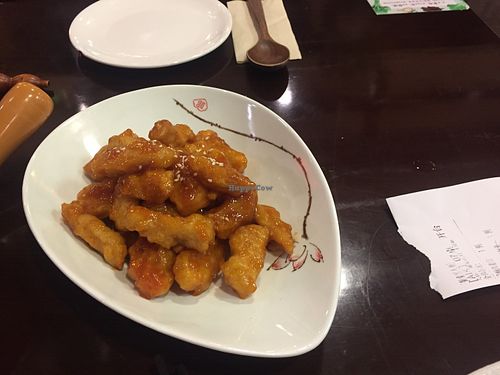 Sweet and Sour Soy Protein at SUHU 素虎 - Fulllink Plaza in Beijing