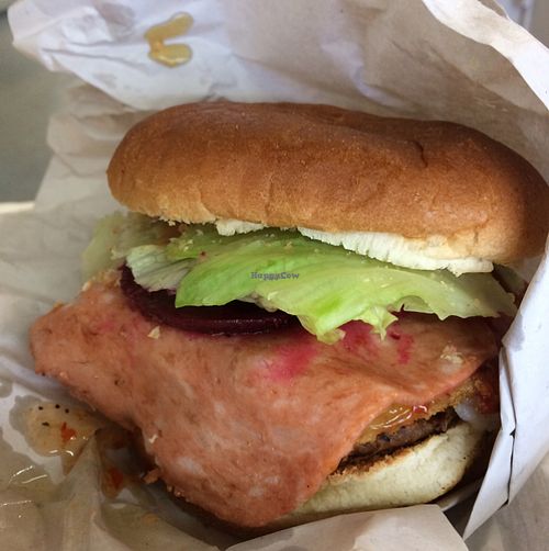 vegan burger  at The Burgerie in Auckland