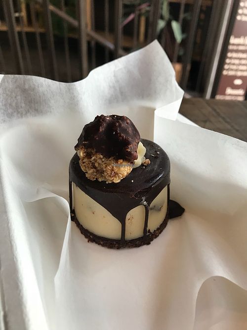 Delicious dessert at Little Bird Organics - Britomart in Auckland