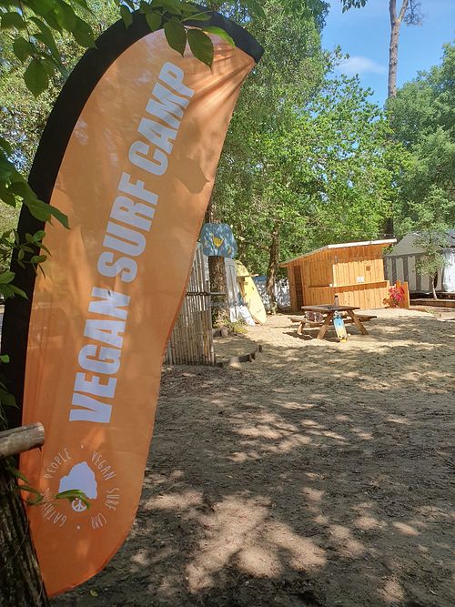  at Vegan Surf Camp in Moliets