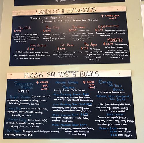 many vegan options at Great Grubbing Cafe in Las Vegas