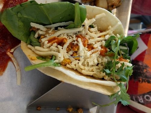 Cheech-a-rizo tacos are the bomb! at Elemental Coffee in Oklahoma City