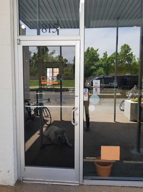 Front Door at Elemental Coffee in Oklahoma City