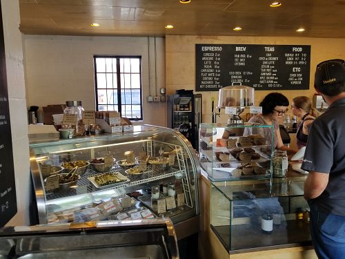 counter  at Elemental Coffee in Oklahoma City